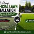 Is Cheap Artificial Lawn Installation Actually Worth The Risk?