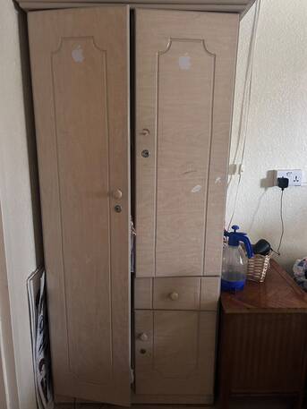 Jubail, Furniture, SAR 150,  Study Table With Chair + Wardrobe