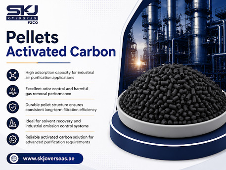 Silicon Oasis, Business, Industrial Grade Pellets Activated Carbon For Cleaner Operations