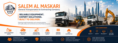 Abu Dhabi, Relocation, Dump Truck Rental In UAE | Reliable & Affordable | Salemal Maskri Transport &ndash; Abu Dhabi