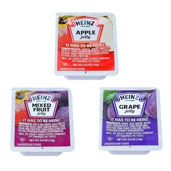 New York, Food, USD 26,  Heinz Assorted Jelly #3 Grape/MF/Apple