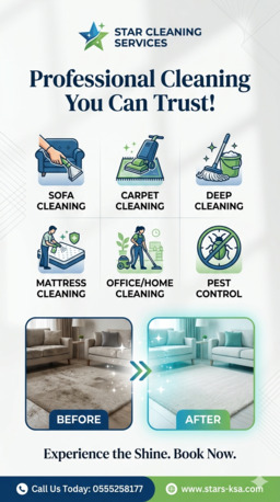 Khobar, Cleaning, Quality Cleaning, Exceptional Results- Star Cleaning Services