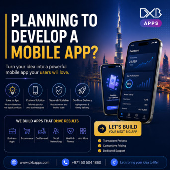 Dubai, Mobile Apps, DXB APPS Is A Leading Mobile App Development Company In Dubai, UAE