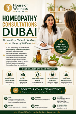 Al Barsha, Health, Homeopathy Consultations Dubai &ndash; Personalized Natural Healthcare At House Of Wellness