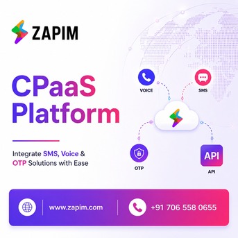 Noida, Computer, CPaaS Platform For SMS, Voice & OTP Integration | Zapim