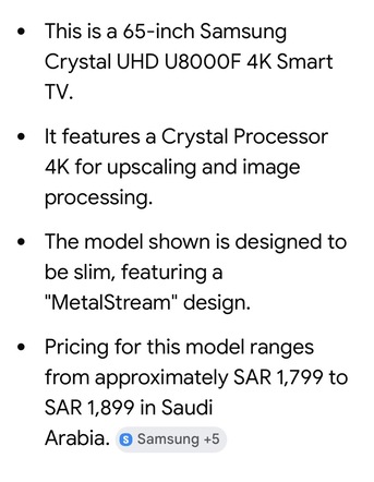 Al Rehab, Electronics, SAR 1500,  Samsung 65 Inch Crystal UHD Is For Sale