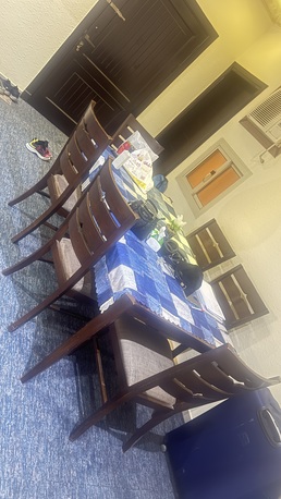 Al Rawdah, Furniture, SAR 700,  Dinning Table (6 Seater) And Shoe Rack For Sale