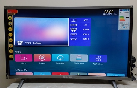 Khobar, Electronics, SAR 300,  Nikai Smart Tv 32 Inches (curve)