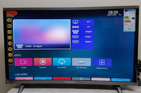 Khobar, Electronics, SAR 300,  Nikai Smart Tv 32 Inches (curve)