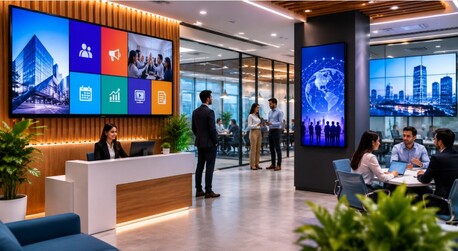 New Delhi, Business, Office Digital Signage AV Solutions For Modern Workplaces
