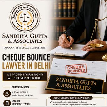 New Delhi, Legal, Cheque Bounce Lawyer In Delhi NCR