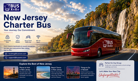 U.S. Virgin Islands, Travel, Want A Luxury Bus For Vacations: New Jersey Charter Bus Rental