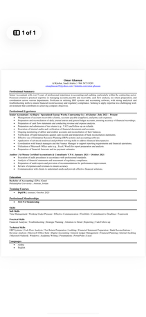 Khobar, Job Seekers, Senior Accountant