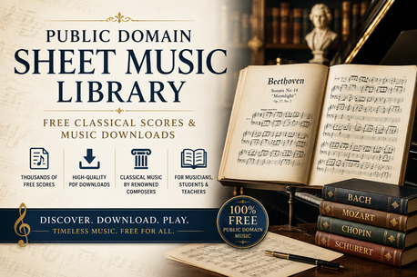 New York, Musical Instruments, Public Domain Sheet Music Library | Free Classical Scores & Music Downloads