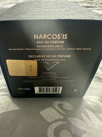 Riyadh, Perfumes & Fragrances, SAR 370,  عطر نيش ناركيسوس فيرتوس فرنسي Narcosis Vertus
