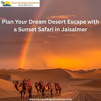 Mumbai, Travel, Plan Your Dream Desert Escape With A Sunset Safari In Jaisalmer