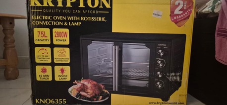 Jeddah, Household Items, SAR 350,  KRYPTON OVEN 75 L