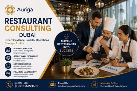 Abu Dhabi, Business, Restaurant Consulting Dubai &ndash; Expert Guidance By Auriga Consultants