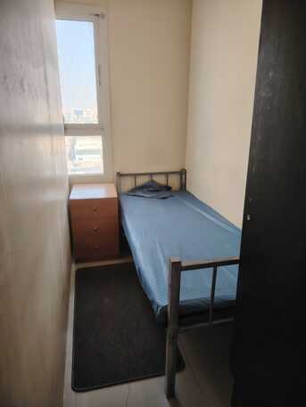 Al Qusais, Bedspace For Rent, AED 1300/month,  Partition At Al Nahda 2, Dubai Near DAY TODAY SM Al Qusais