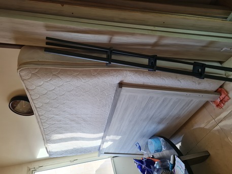 Jeddah, Furniture, SAR 500,  Home Box King Size Bed With 30mm Thick Matris For Sale In Throw Away Price