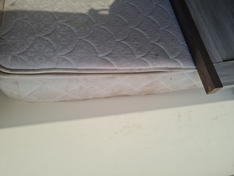 Jeddah, Furniture, SAR 500,  Home Box King Size Bed With 30mm Thick Matris For Sale In Throw Away Price