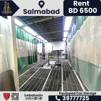 Salmabad, Buildings, BHD 4500,  2984 Sq. Meter,  Ready-to-Move Car Garage With Equipment For Rent &ndash; Salmabad*