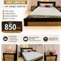 SAR 850,  King Size Bed With 2 Side Tables & 2 Table Lamp