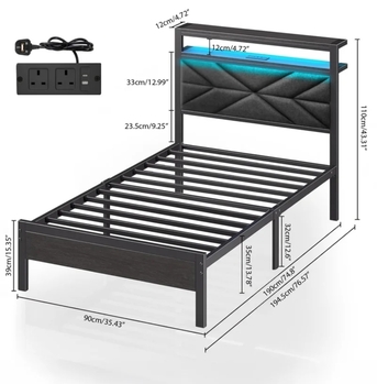 Hara, Furniture, SAR 200,  1 Month Old Bed With Mattress For Sale
