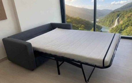 Dubai, Furniture, AED 2100,  2 Seater Sofa Bed For Sale, 🇦🇪