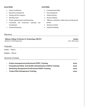 Riyadh, Job Seekers, Civil Engineering
