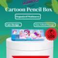 INR 105,  Cartoon Unicorn Pencil Box &ndash; Cute & Organized School Storage