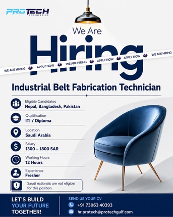 Mumbai, Jobs, Industrial Belt Fabrication Technician