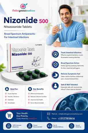 New York, Medical, Nizonide 200mg&500mg (Nitazoxanide) | Onlinegenericmedicine