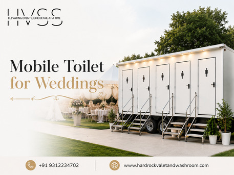 New Delhi, Equipment Rental, Mobile Toilet For Weddings | Hardrock Delhi Event Service