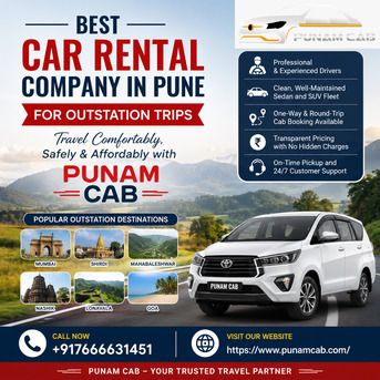 Pune, Travel, Best Car Rental Company In Pune For Outstation Trips