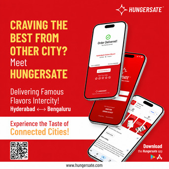 Hyderabad, Food Delivery, Show Off Your Hometown Tastes On The Best Intercity Food Delivery App