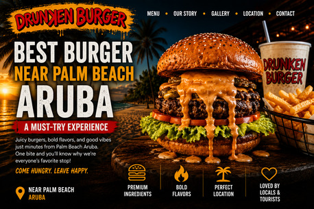 Tirana, Food & Drink, Best Restaurants In Aruba &ndash; Experience The Flavor At Drunken Burger!