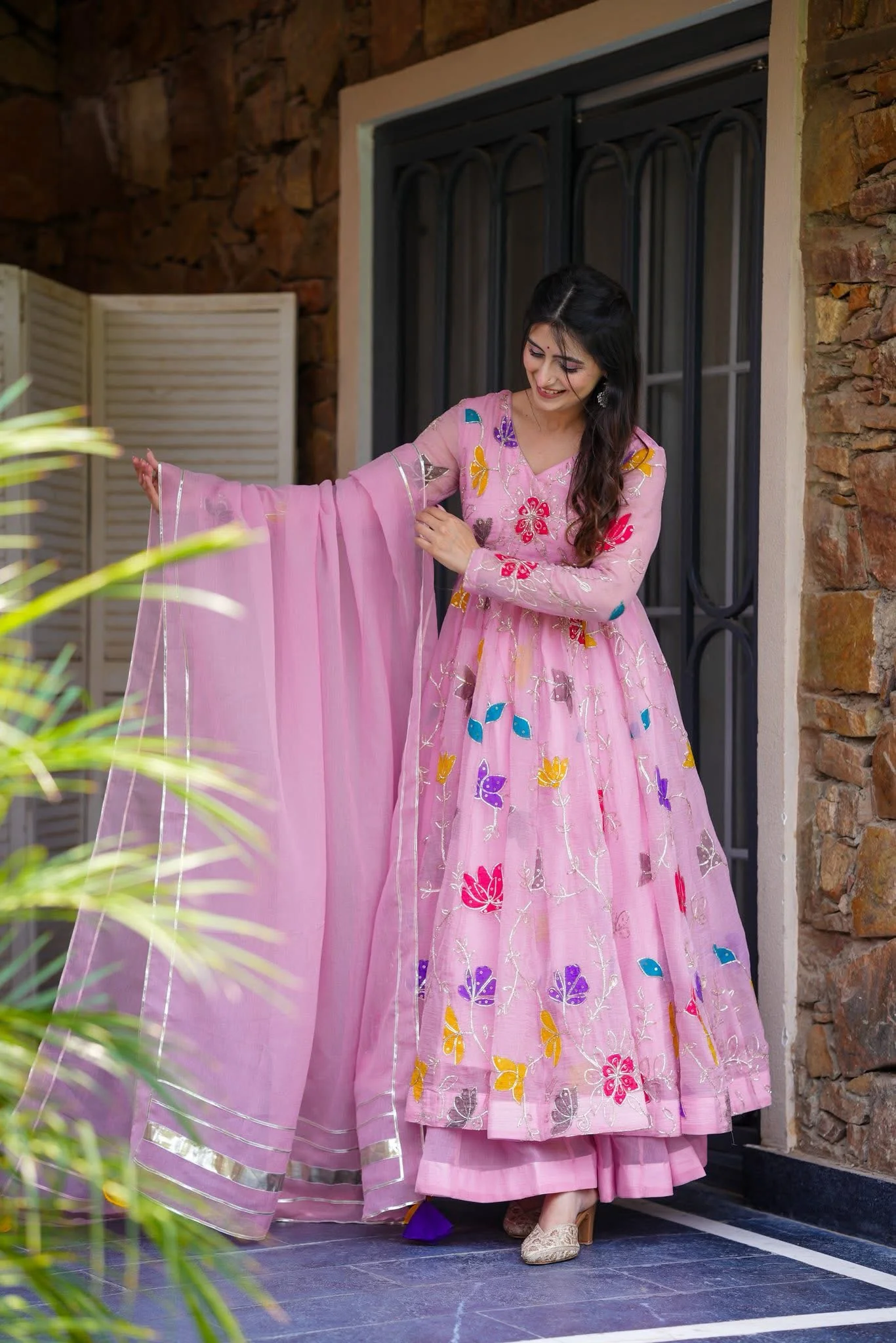 Jaipur, Clothing & Accessories, INR 7500,  Buy Idaho Jaipuri Petals Suit Set Online