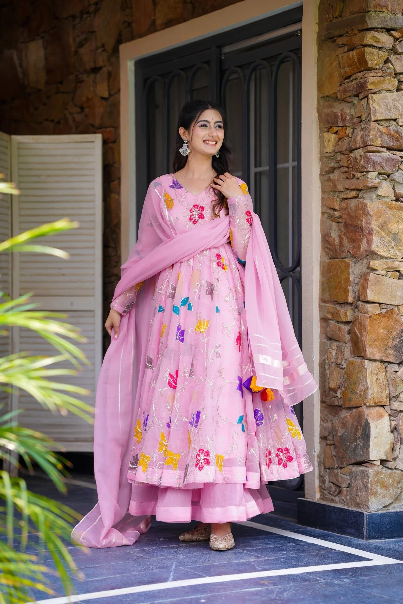 Jaipur, Clothing & Accessories, INR 7500,  Buy Idaho Jaipuri Petals Suit Set Online