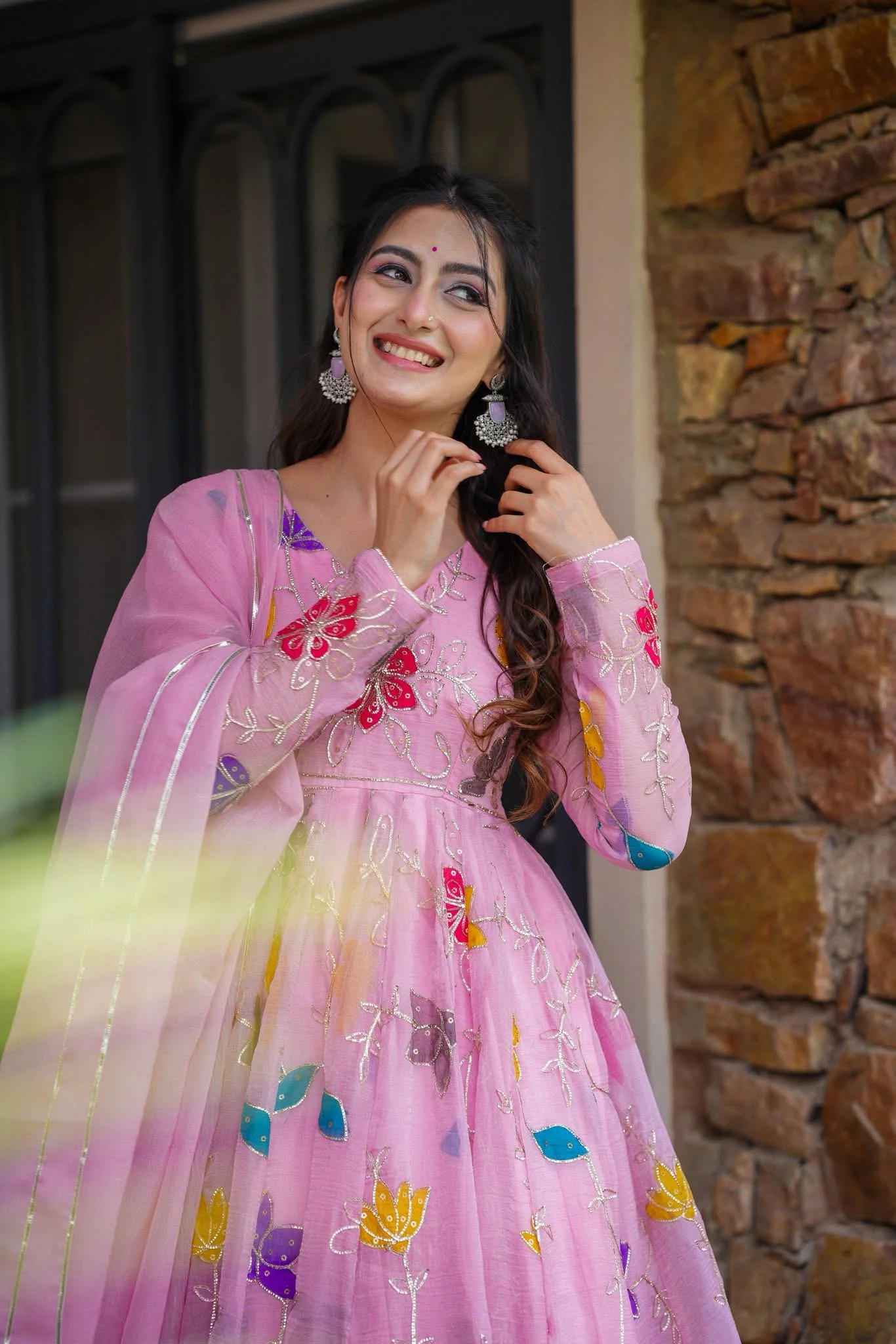 Jaipur, Clothing & Accessories, INR 7500,  Buy Idaho Jaipuri Petals Suit Set Online
