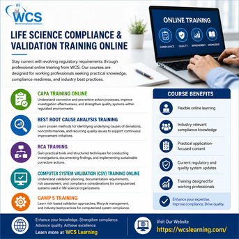 New York, Lessons Offered, Life Science Compliance & Validation Training Online