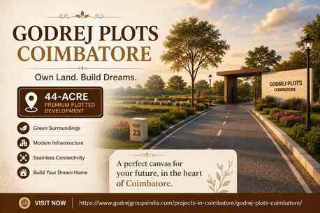 Coimbatore, Residential Plots, 600 Sq. Feet,  Godrej Plots Coimbatore &ndash; Properties In Prime Location