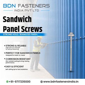 Noida, Construction, Sandwich Panel Screws For Efficient Panel Installation
