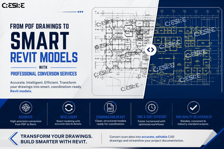 Dallas, Construction, From PDF Drawings To Smart Revit Models With Professional Conversion Services