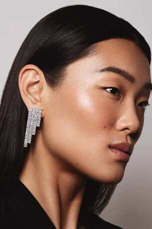 Sharjah, Jewelry, AED 27945,  Cushion Cut Lab Grown Diamond Geometrical Earrings