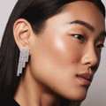 AED 27945,  Cushion Cut Lab Grown Diamond Geometrical Earrings