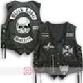 USD 90,  Leather Black Vests