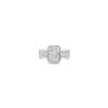 AED 8600,  Radiant Cut Lab Grown Diamond Ring In Eternity Band