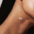 AED 18025,  Lip Shape Lab Grown Diamond Pendant Earrings