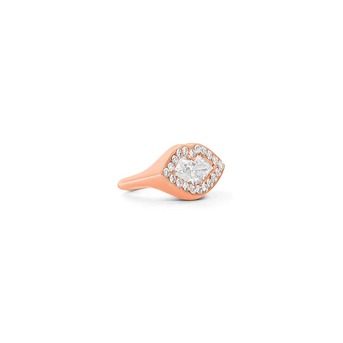 Sharjah, Jewelry, AED 12100,  Lip Shape Lab Grown Diamond Ring In Rose Gold